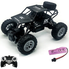 (1 Batterie Schwarz) Elektrisches RC-Auto 1:18 ferngesteuertes Buggy-Geländefahrzeug mit hoher Geschwindigkeit