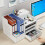 Wooden Study Desk with Matte Surface, Freestanding Rectangular Desk for Home Office Study, Model PN60814 2