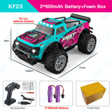 (KF23 2B FB)ZWN KF23 KF24 1:20 2,4G Modell-RC-Auto mit LED-Licht 2WD Offroad-Fernsteuerung Klettern