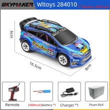 (284010 1B400 PB)WLtoys 1/28 RC-Auto 284010 284161 Allradantrieb Offroad 2,4 GHz 30 km/h Hochgeschwindigkeits-Aluminiumauto