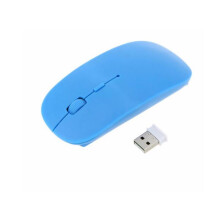 (600x350x2mm-Lulu 10) Kabellose, ultradünne optische Maus mit 1200 DPI und USB-Dongle für Windows