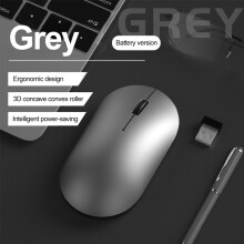 (400x800x3mm-SSS MAOMAO 6) Kabellose Gaming-Maus, tragbar, leise, 1600 DPI, Adapter für Laptops