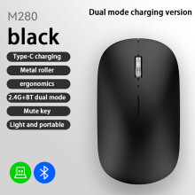 (1000x500x3mm-LY008895 8) Neue kabellose Bluetooth-Maus mit Stummschaltung, Dual-Modus, einstellbarer