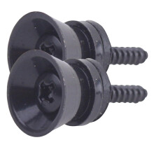 Guitar Strap Locks and Buttons Set, Durable Metal Build, Secure Fit for Acoustic and Electric Guitar