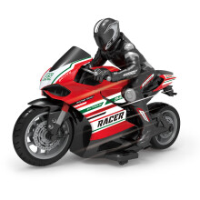 (Rot) Hochgeschwindigkeits-Rennmotorrad im Maßstab 1:10, Ducati, 4-Kanal-Fernsteuerung, Reichweite 35