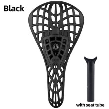 (Schwarzer) BMX-Rennradsattel 248 mm Spider Mountain Dirt Jump Sattel mit Stoßdämpfung Fahrradsattel