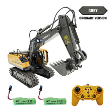 (Grau 2B) RC-Bagger 1:20 ferngesteuerter LKW 2,4G RC Raupenfahrzeug Baufahrzeug Funksteuerung
