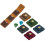 Guitar Pick Holder PU Leather Case with Compact ThreePocket Design for Easy Pick Access 2