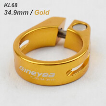 (Gold 34,9 mm) Robuste, 5 Farben, 28,6, 30,2, 31,8, 34,9 mm, Schraubverriegelbare Sattelklemme aus Aluminium