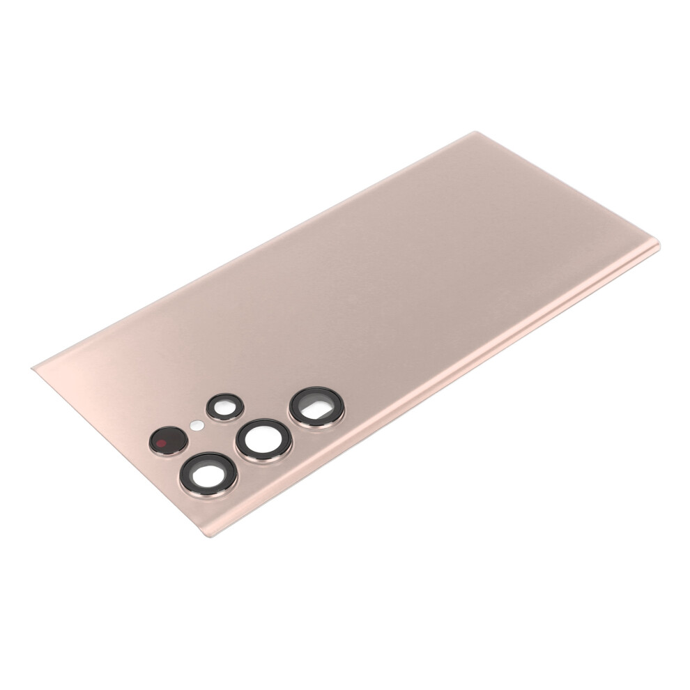 Wassergeschützter Rückglasdeckel Für Galaxy S22 Ultra S908 Pink, Glaskamera 4931389860229