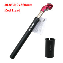 (30,8 mm roter Kopf) ZOOM Federsattelstütze für Fahrräder, 40/50 mm Federweg, Aluminium, 27,2, 28,6,