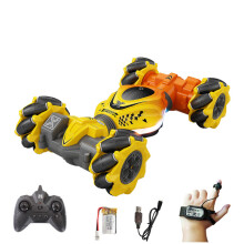 (orange 1B Uhr) 2,4G Gestensteuerung RC Stunt Car für Jungen und Mädchen Drift Stunt ferngesteuertes