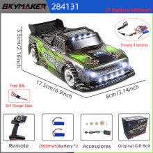 (284131 2B 3in1LN OB)WLtoys 284131 RC-Auto 1:28 4WD Offroad 2,4G 30 km/h Hochgeschwindigkeits-Drift-Fernbedienung