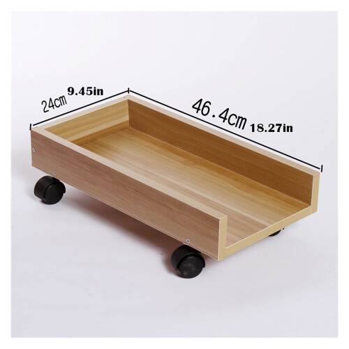 CPU Stand with Wheels Adjustable PC Tower Stand Cart Under Desk Holder for Desktop Computer Blue 1