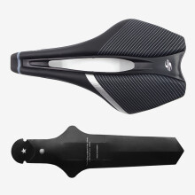(schwarz-silber-1) Triathlon-Fahrradsattel für Herren und Damen, Rennrad, Offroad, MTB, Mountainbike
