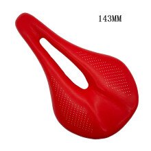 (C) Leder-Carbon-Sattel MTB/Rennrad 143/155 mm Fahrradsattel Superleichtes Leder-Carbon-Polster Carbon