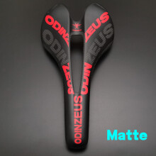 (Matt Schwarz Rot) Neueste Carbonfaser-MTB-Fahrradsattel-Carbon-Sattel-Sitzkissen ultraleicht Rennrad/Mountainbike