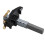 Carbon Brush Complete Set with Holder and Spring Compatible with Motor Replacement Graphite Material 4