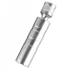 (Silber-16 mm) Zündkerzensteckschlüssel mit magnetischer 14-mm- und 16-mm-Düse zur Autoreparatur und