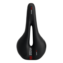(Rot) Fahrradsattel, hohl, ergonomisch, Rennradsattel, stoßfest, komfortabel, weich, Fahrradsattel