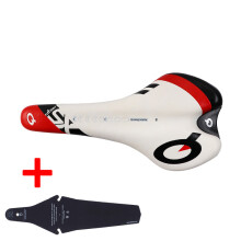 (P8-1) MTB-Fahrradsattel mit Logo für Damen und Herren, Rennradsattel für Mountainbikes, komfortabler