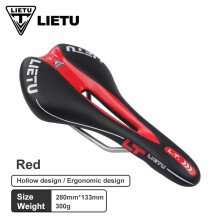 (Typ A Rot) Fahrradsattel MTB Rennrad Fahrradsattel Silikon rutschfester Sattelsitz Silikakissen