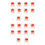 20Pcs Plastic For  Red 3 Pin MX RGB Mechanical  Keyboard Replacement 8