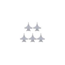 (1 to 2000 ( 7mm ))5PCS F-18F Super Hornet Carrier Borne Machine Fighter Aircraft Model Resin Assembly