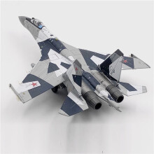 (Su 35 2 fighter)Jason TUTU Aircraft Plane model 1/100 Russian Air Force fighter Su 35 airplane Alloy