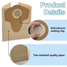 20L Dust Bags for Wet and Dry for BT-VC 1250S Vacuum Cleaner Spare Parts Replacement Accessories