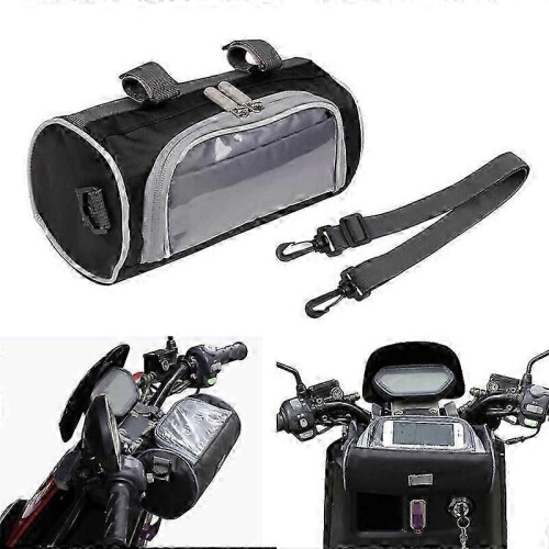 Applicable 2.5L Windshield Bag Motorcycle Front Handlebar Fork Storage Bag Container Fabric Waterproof