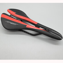 (rot) Neuer Fahrradsattel für MTB und Rennrad, ultraleicht, atmungsaktiv, komfortabel, aus PU.