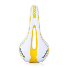 (White Yellow) 9 Colors MTB Mountain Bike Cycling Thickened Extra Comfort Ultra Soft Silicone 3D Pad