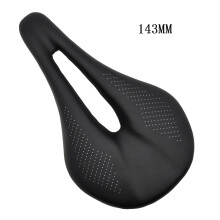 (G) Leder-Carbon-Sattel MTB/Rennrad 143/155 mm Fahrradsattel Superleichtes Leder-Carbon-Polster Carbon