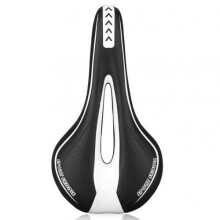 (Black White) 9 Colors MTB Mountain Bike Cycling Thickened Extra Comfort Ultra Soft Silicone 3D Pad