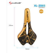(Gold) Rennradsattel Ghost King Smiley aus wasserdichtem PU-Leder, komfortabel