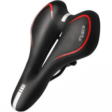 (Type B Red)Comfortable Bicycle Saddle MTB Mountain Road Bike Seat Hollow Cycling Cushion Exercise