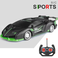 (15-LBJN-schwarz) 2,4-GHz-RC-Auto, ferngesteuertes Spielzeugauto, Hochgeschwindigkeits-LED-Licht-Sportwagen,