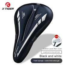 (x-AZT-0401) Fahrradsitzbezug, 3D-Schwammpolymer, weich, verdickt, atmungsaktiv, Fahrradsitzmatte, Mountainbike