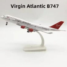 (747Virgin UK)Aircraft Model 1:400 20CM B747 Scale Series Of Diecast Miniature Aviation Kid Xmas Gift