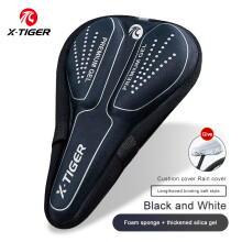 (x-AZT-0501) Fahrradsitzbezug, 3D-Schwammpolymer, weich, verdickt, atmungsaktiv, Fahrradsitzmatte, Mountainbike