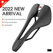 (0801118 Schwarz) Rennradsattel, Trainingssattel, Herren, Rennrad, Zeitfahrrad, Triathlonrad, Leichtgewicht