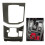 2PCS Carbon Pattern Car Shift Panel Cover for Mazda CX‑5 2017‑2023 5