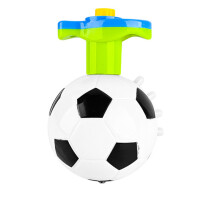 (White)New Spinning Top Flash Luminous Spinning Tops Toy Colorful Top Ejection Toy Flashing Led Gyroscope