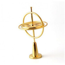(Gold)Spinning Top Classic Toys & Hobbies Gyro Traditional Educational High Quality alloy Gyroscope