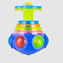 (B-2)New Spinning Top Flash Luminous Spinning Tops Toy Colorful Top Ejection Toy Flashing Led Gyroscope