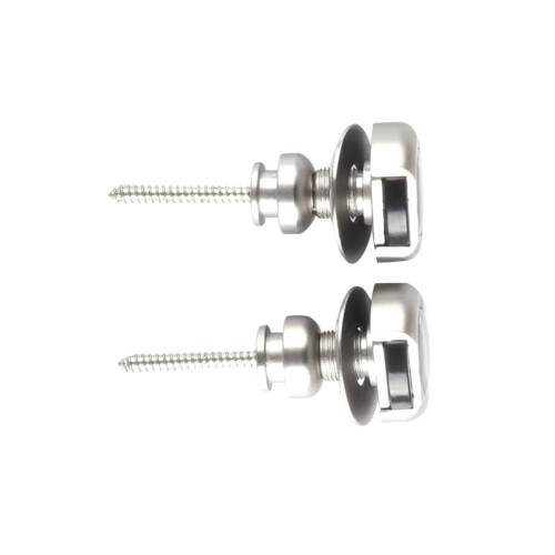 2Pcs Guitar Strap Locks Button Locks Secure Quick Release AntiRust Metal for Electric Guitar 2