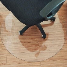 Round Office Chair Mat for Low Pile Carpet, Clear HeavyDuty Vinyl, 1.5mm Thick, 2060 Inch