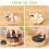 Kitchen Vegetable Processor, Manual Hand-Pull Chopper with 3 Blades Detachable Bowl for Easy Cleaning, 500 ml Capacity 3