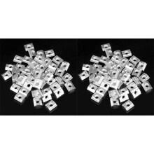 100pcs M5 T Sliding Nut Zin-Plated Carbon Steel T Sliding Nut for 2020 Aluminum Profile